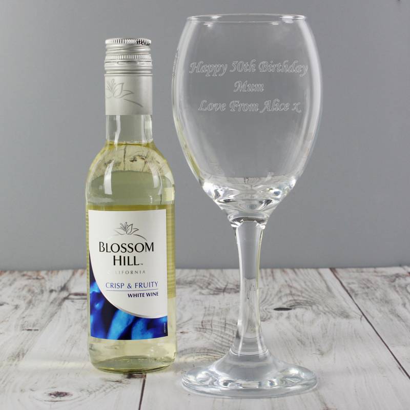 Personalised White Wine Gift