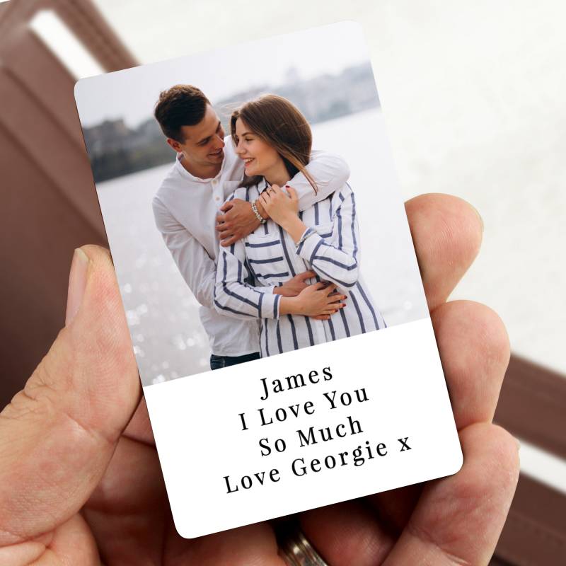 Personalised Photo Upload Wallet Card